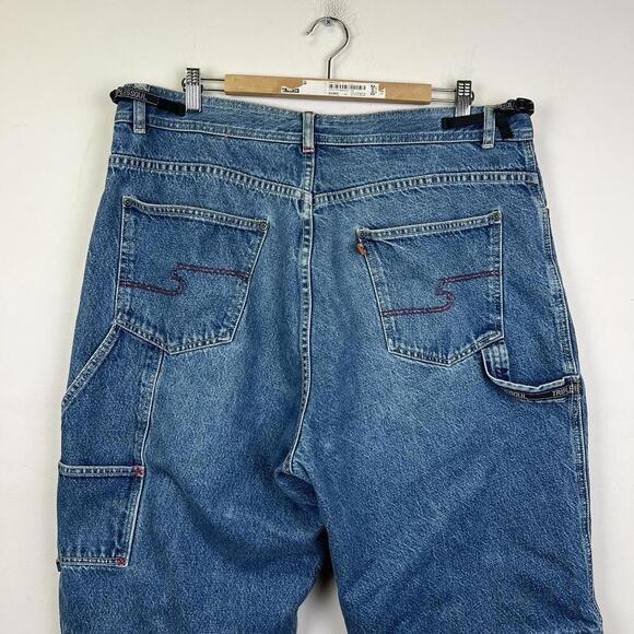 Men's T56 Triple Five Soul Denim Shorts - Classic Blue 90s - Picture 3 of 8